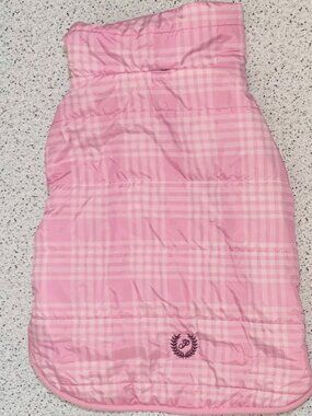 Victoria's Secret PINK Pup Pet Puffer Jacket Dog Vest Coat XXL Lined NWT